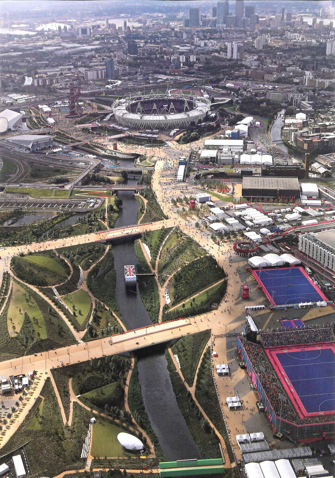 Queen Elizabeth Olympic Park UK by Hargreaves Associate