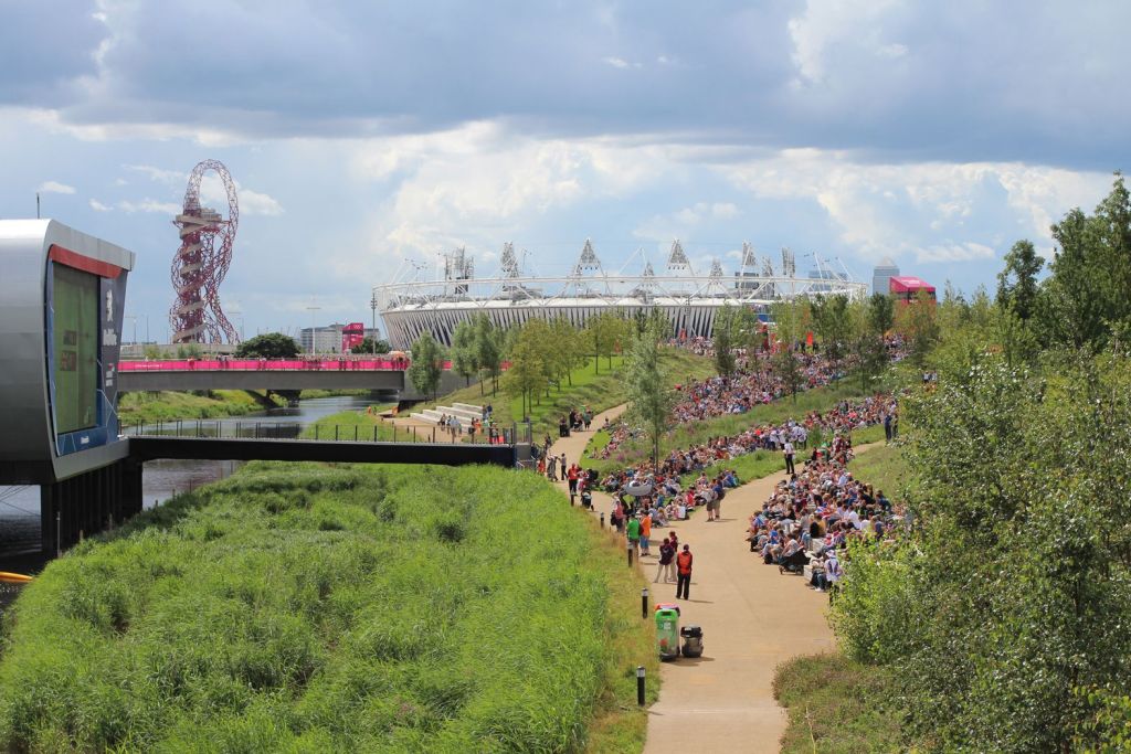 Queen Elizabeth Olympic Park UK by Hargreaves Associate