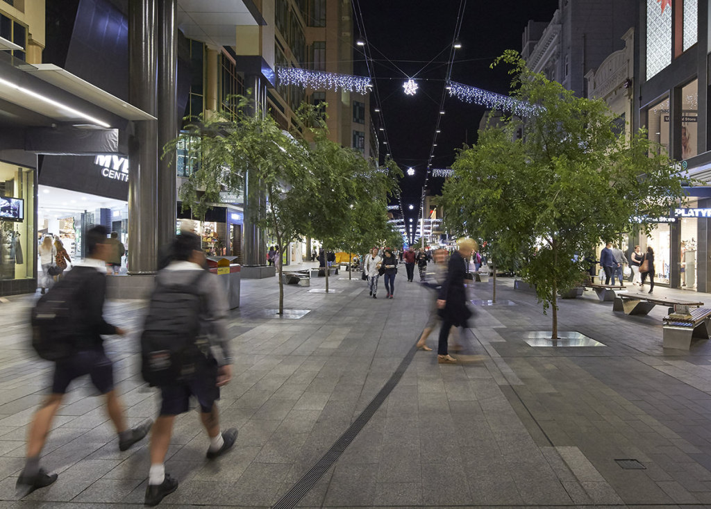 澳大利亚蓝道商业购物街景观 Rundle Mall Redevelopment by HASSELL Studio