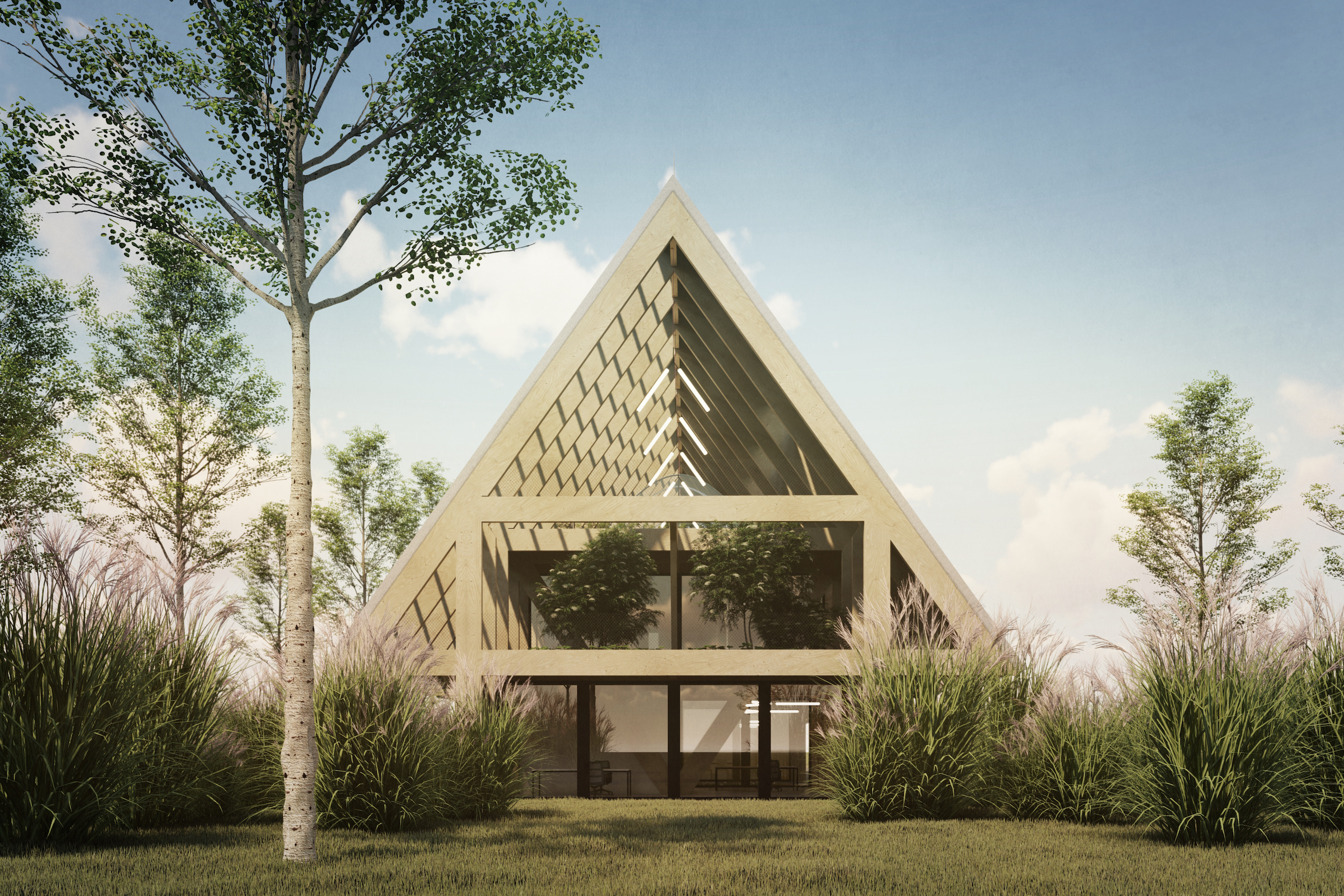 办公空间新概念,回归传统木屋 / Mjölk architekti – mooool木藕设计网