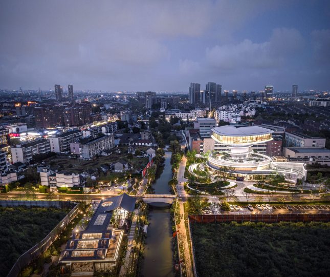 未来主义的城市复兴 | 嘉兴万科渔里未来社区 / 广亩景观 – mooool木藕设计网