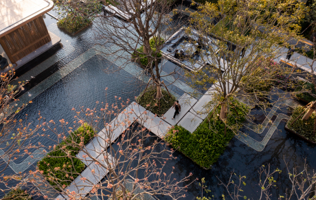 华润&建发 厦门湖畔润璟| 立体主义的漂浮之岛 / 广亩景观 – mooool木藕设计网