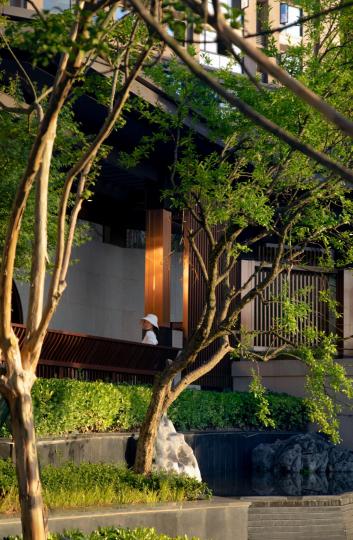 现代东方美学庭园 | 广元邦泰·天誉(西区) / 澳博景观 – mooool木藕设计网