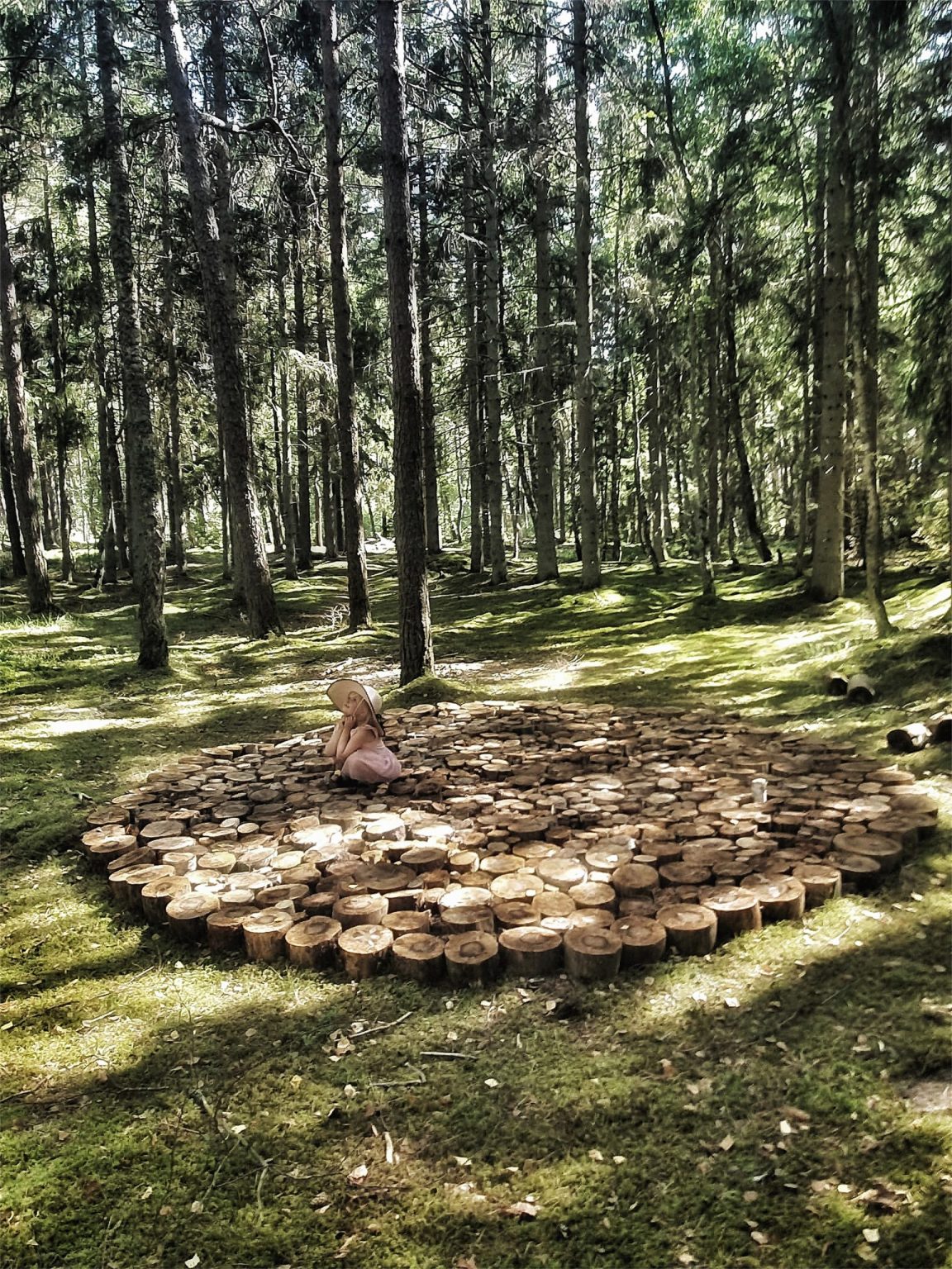 将自然归于自然，“森林地板”装置 / Ulf Mejergren Architects mooool木藕设计网