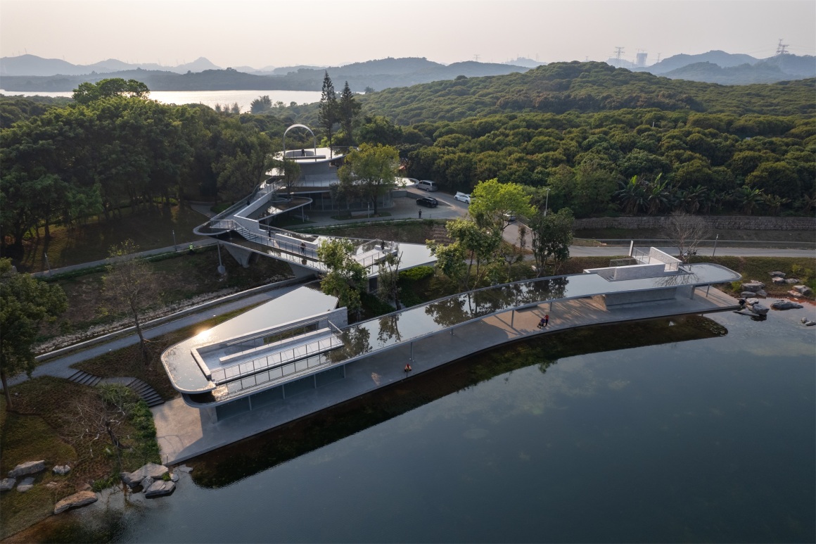 问山叠水——环西丽湖绿道（一期）二级驿站 / 同济原作设计工作室 – mooool木藕设计网
