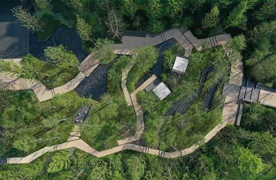 秘谷森林|华润置地重庆中央公园悦府 / 承迹景观 – mooool木藕设计网