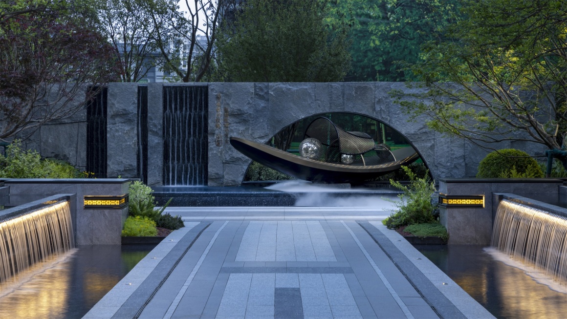 龙湖·景璘府实景展示区 | 山水画境 / 木杉景观 – mooool木藕设计网