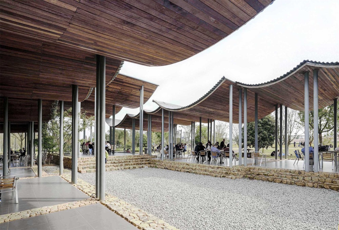 径山花海帐亭:返璞归真——回归自然的建筑 / 浙江农林大学园林设计院 + 东维建筑 – mooool木藕设计网
