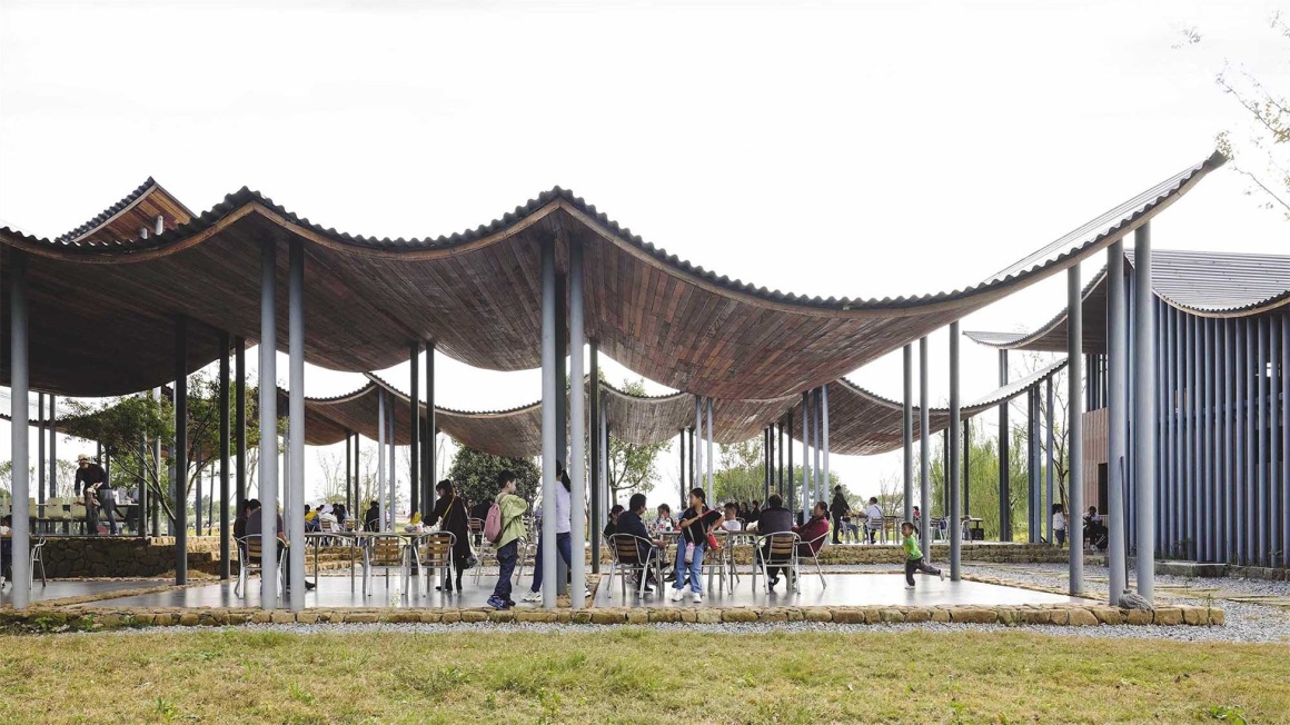 径山花海帐亭:返璞归真——回归自然的建筑 / 浙江农林大学园林设计院 + 东维建筑 – mooool木藕设计网