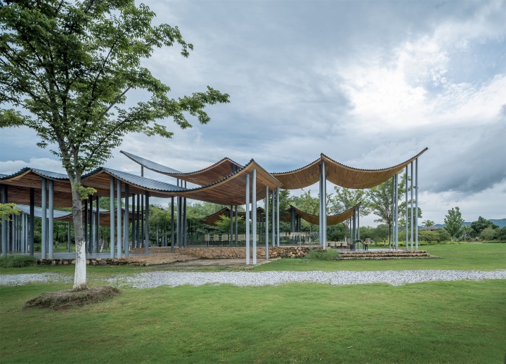 径山花海帐亭:返璞归真——回归自然的建筑 / 浙江农林大学园林设计院 + 东维建筑 – mooool木藕设计网