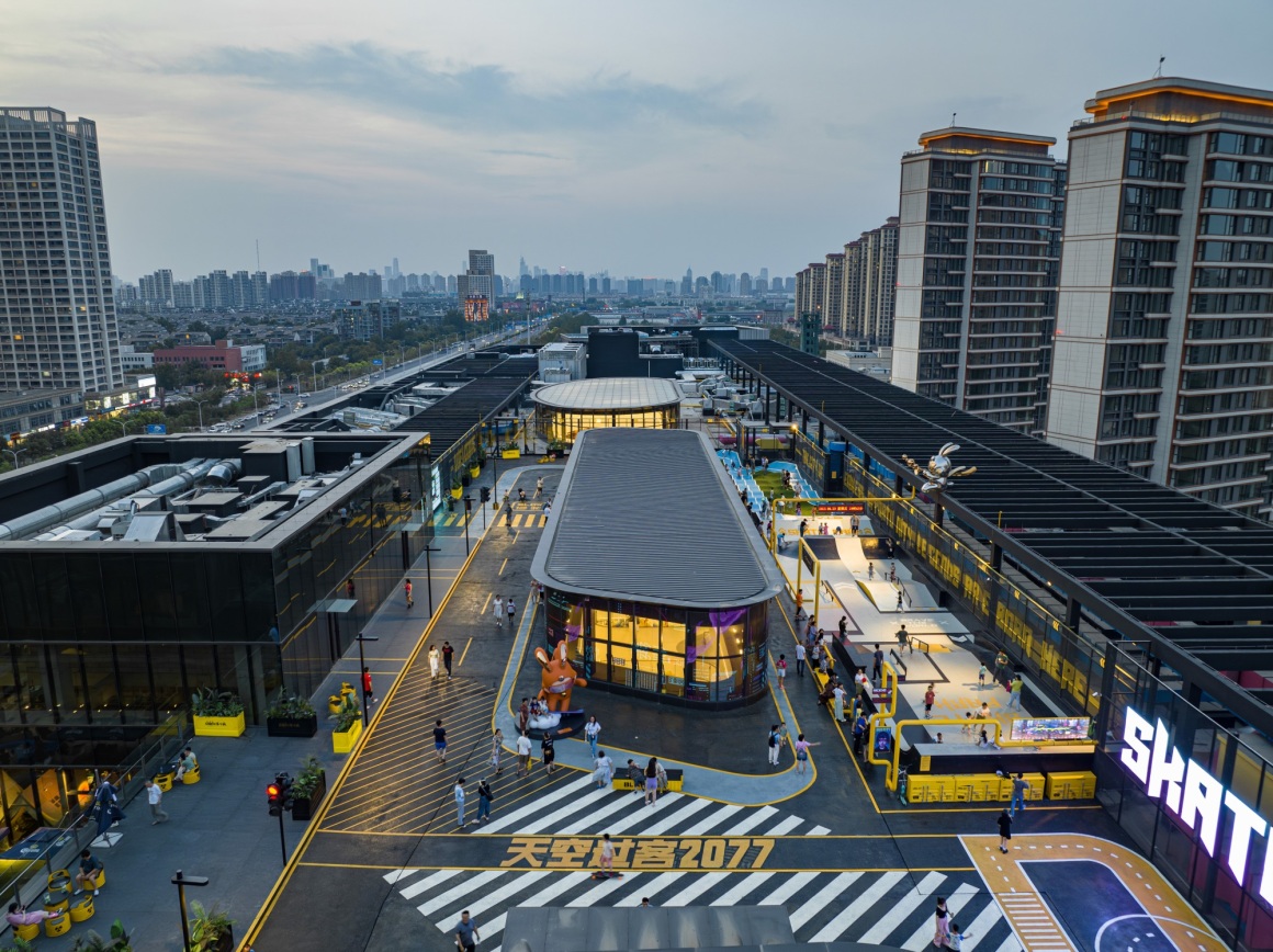 天空过客——天津中海环宇城天台滑板公园,天津 / DAGA大观建筑 – mooool木藕设计网