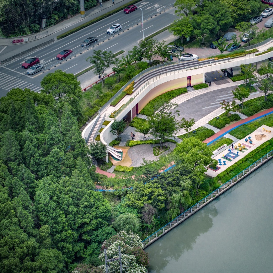 重构生活的岸线：金桥曹家沟滨河景观更新设计 / VIA维亚景观 – mooool木藕设计网