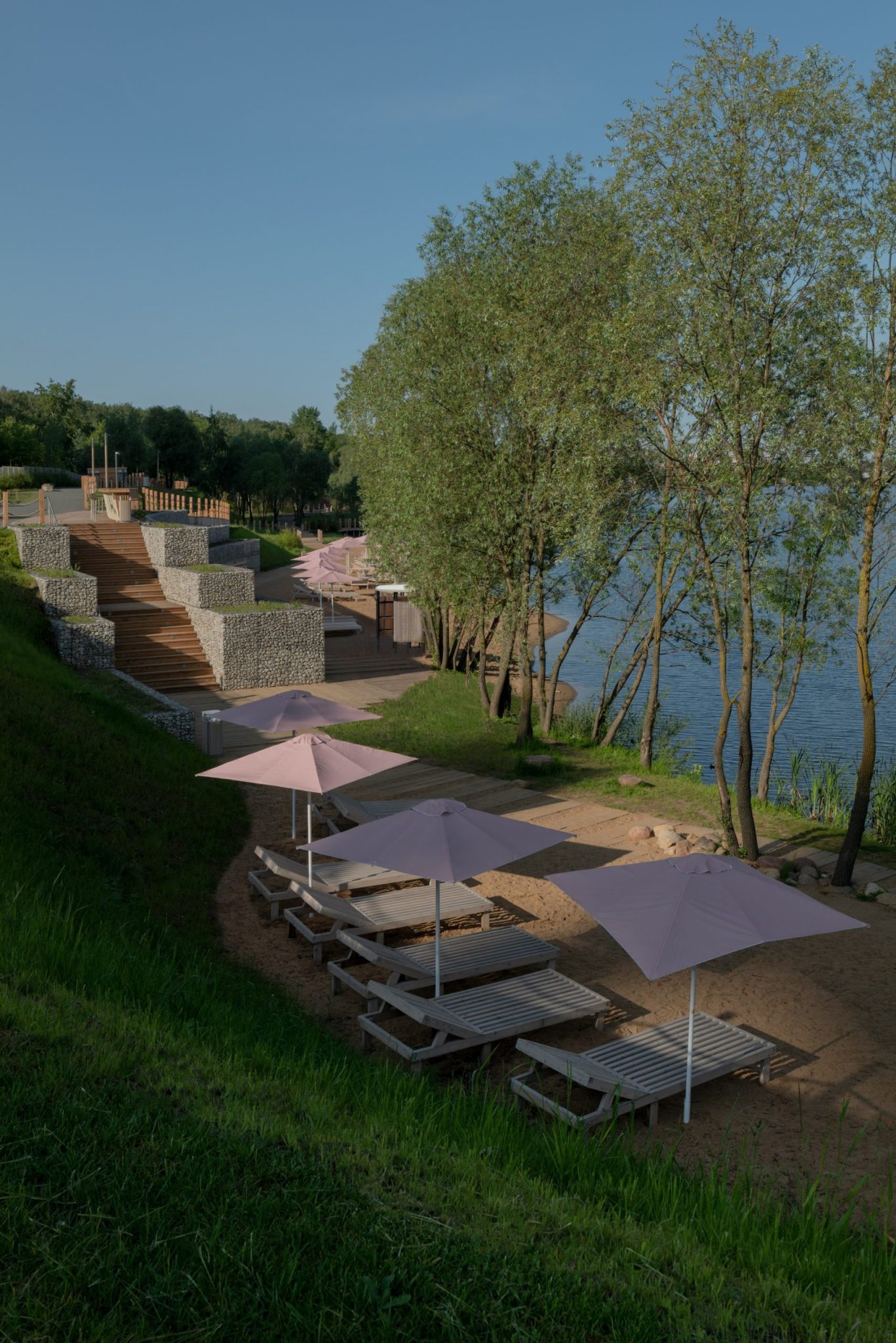 Barbie beach/Urban beach on a rough relief by Basis architectural ...