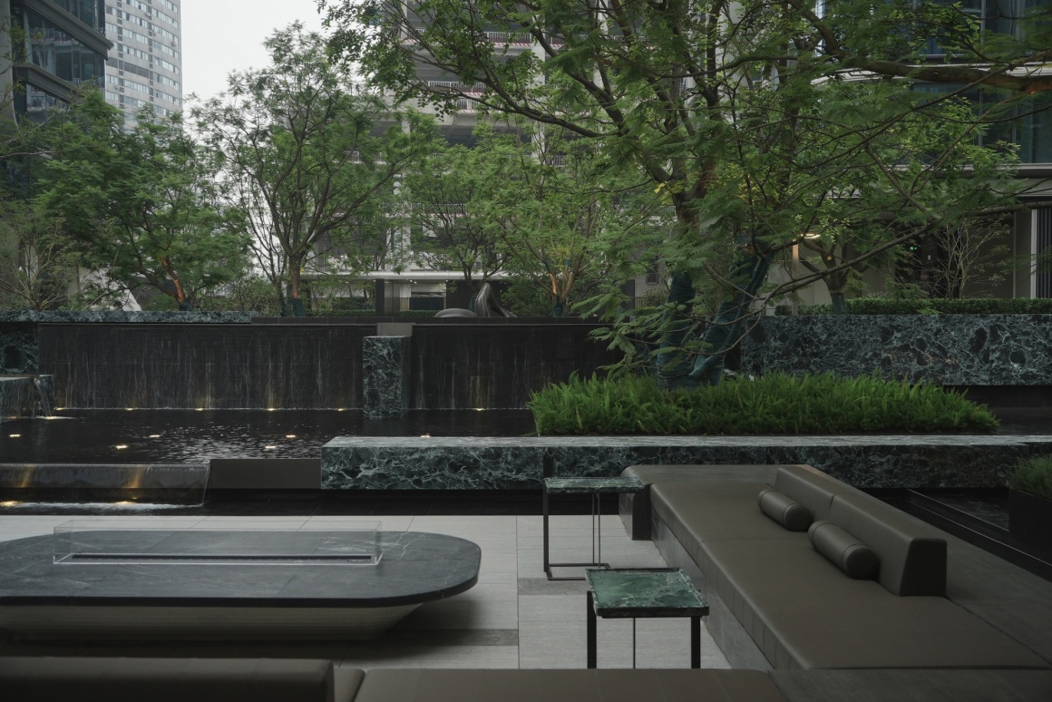 香港置地·启元 (一期交付大区)景观软装设计:高定日常的美学与质感 / 格饰装饰 – mooool木藕设计网