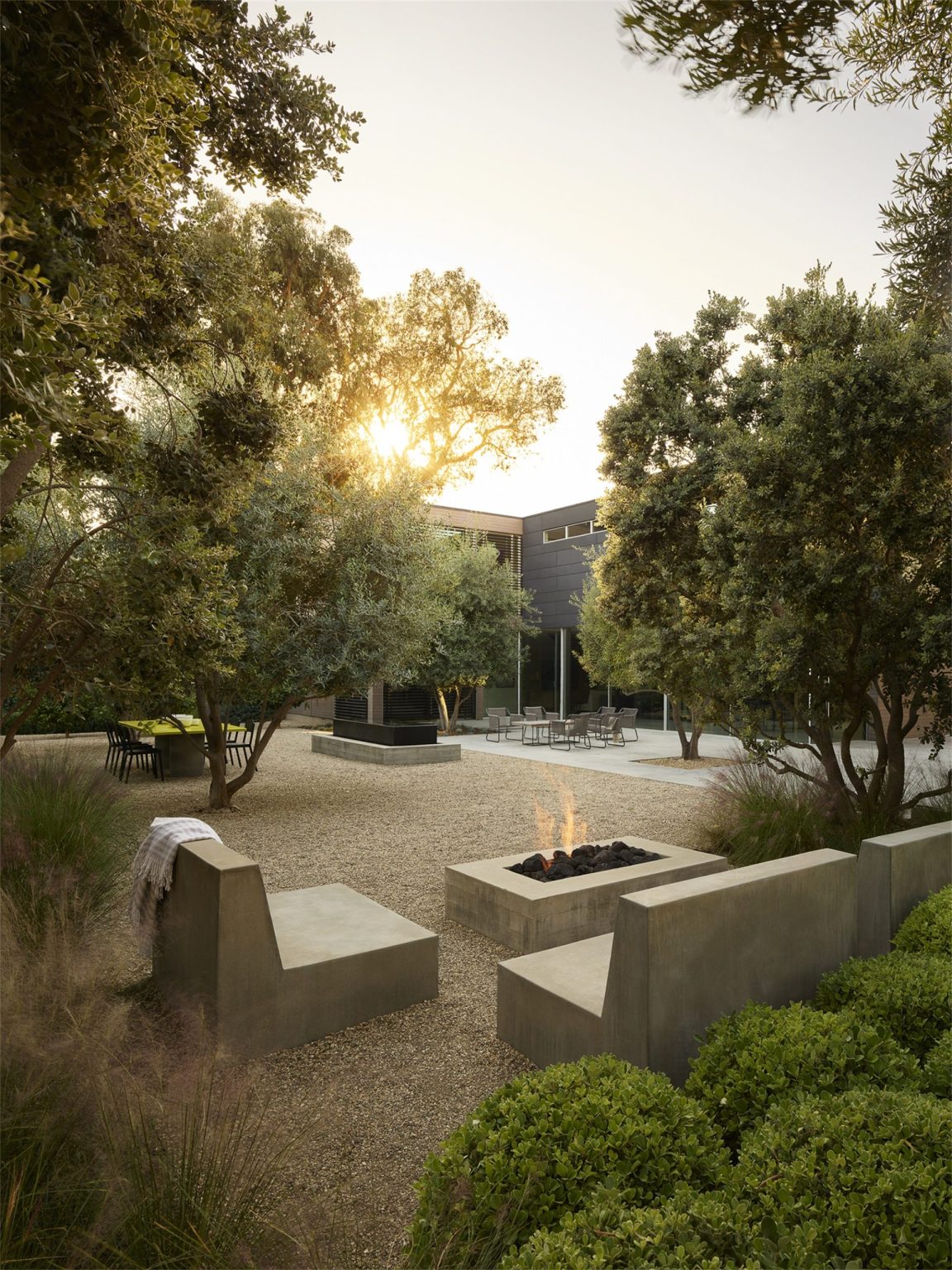 圣莫尼卡现代庭院式住宅 | 隐藏在繁华都市街区的私人绿洲 / Walker Warner Architects + Stone ...