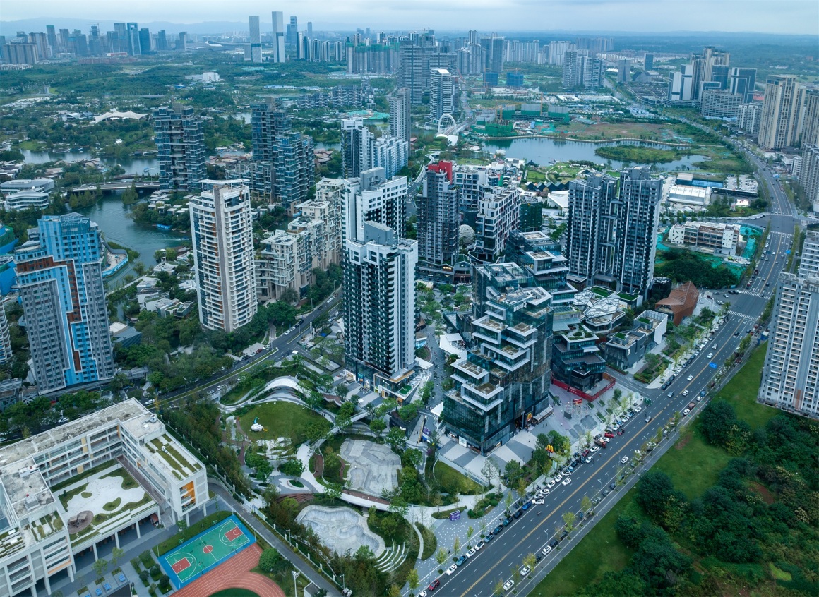 城市公园商业样板段——成都万华·麓坊中心B馆·麓坊街 / 致澜景观 – mooool木藕设计网