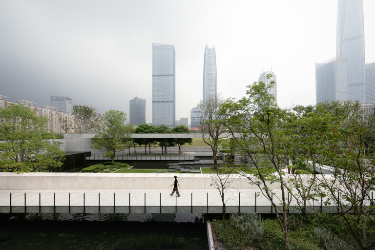 城市的风景,东莞华润旗峰润府城市展厅 / 承迹景观 – mooool木藕设计网