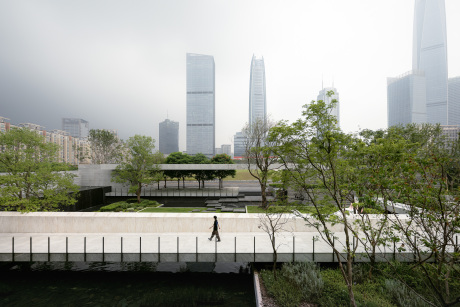 城市的风景，东莞华润旗峰润府城市展厅 / 承迹景观 – mooool木藕设计网