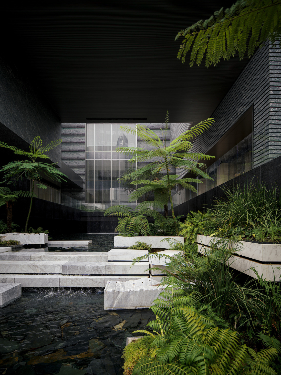 城市的风景,东莞华润旗峰润府城市展厅 / 承迹景观 – mooool木藕设计网
