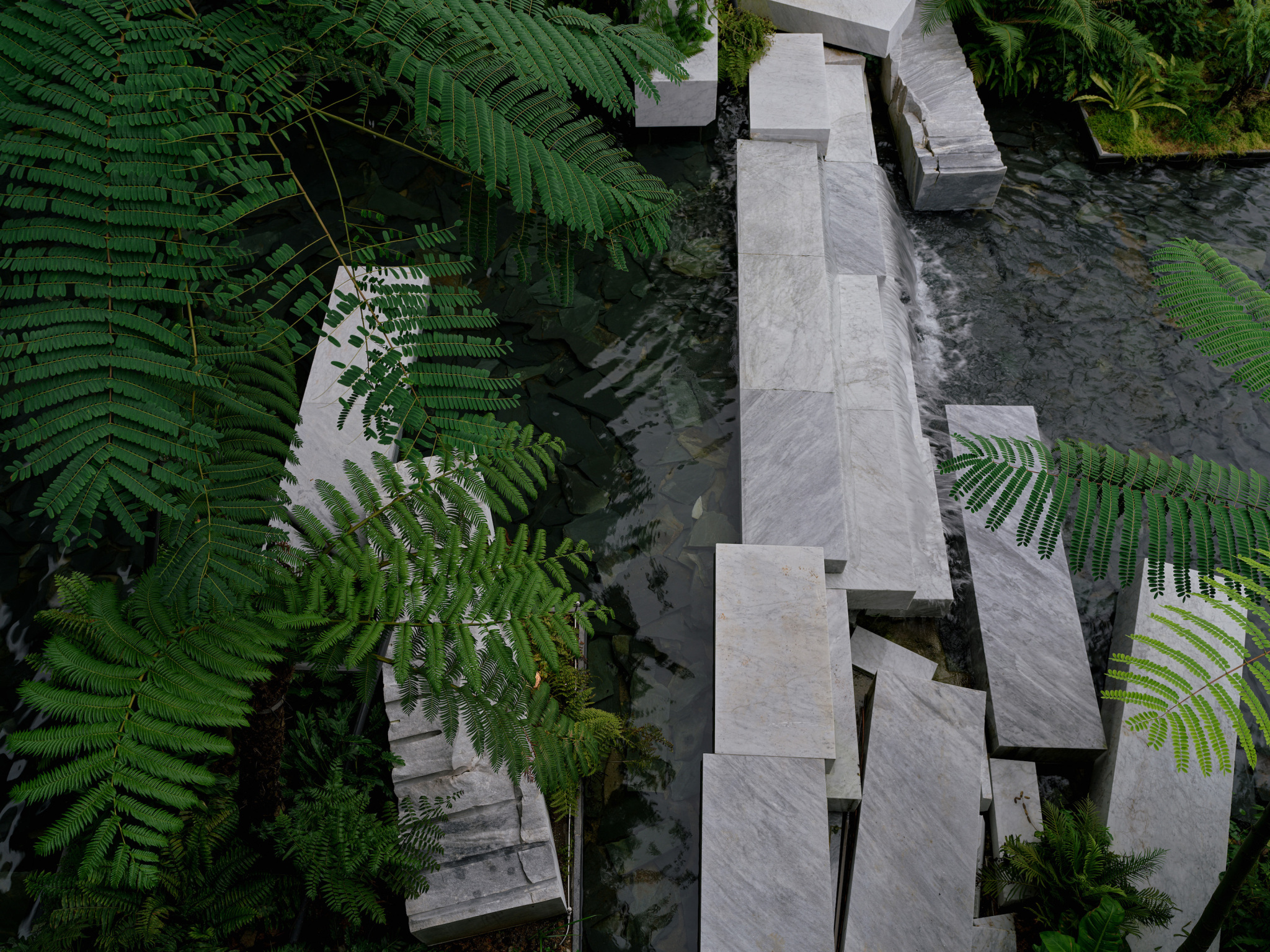 城市的风景,东莞华润旗峰润府城市展厅 / 承迹景观 – mooool木藕设计网