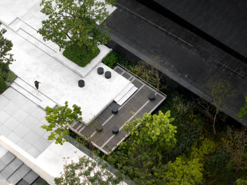 城市的风景,东莞华润旗峰润府城市展厅 / 承迹景观 – mooool木藕设计网