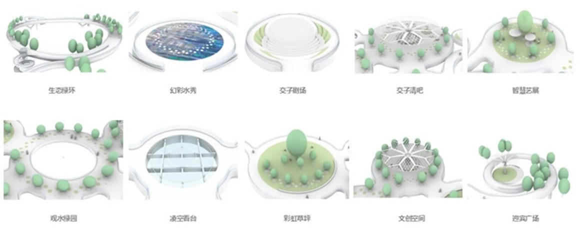 跨越锦江的“绿桥”，成都交子人行桥面公园景观设计 / 昱道景观 – mooool木藕设计网