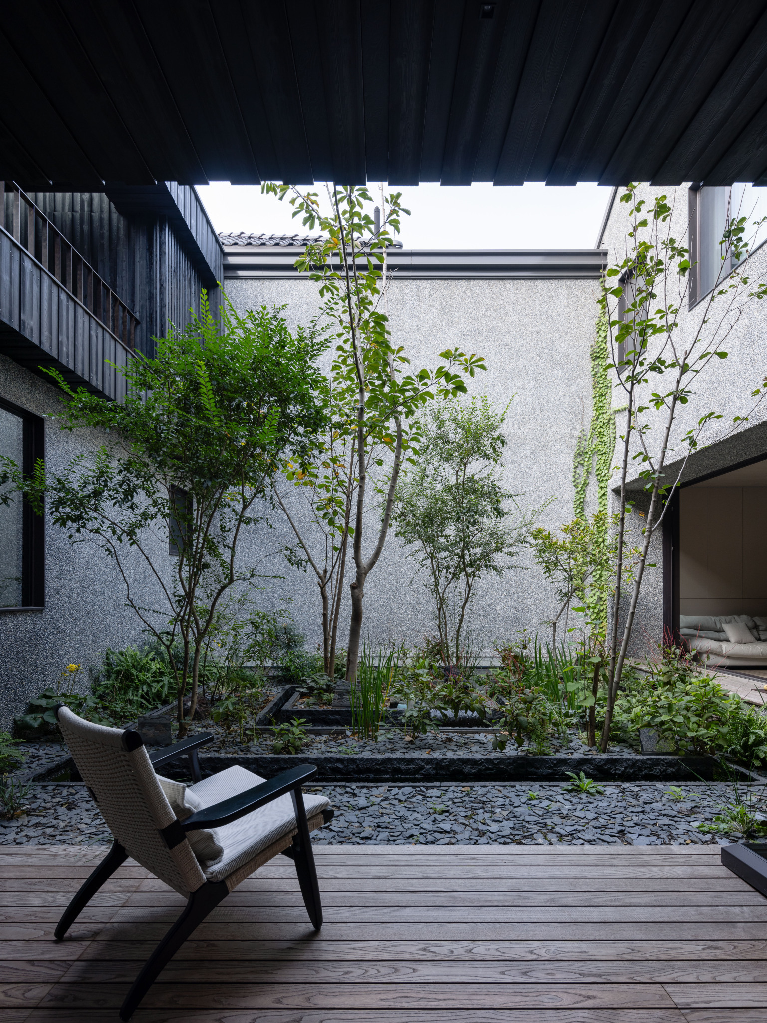 远离城市喧嚣的咫尺山林:静宅庭院 / boll是园 – mooool木藕设计网