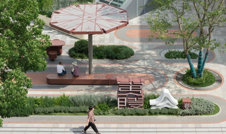 烟火与优雅，多元复合的城市街角客厅——兴安广场 / HID翰地景观 – mooool木藕设计网