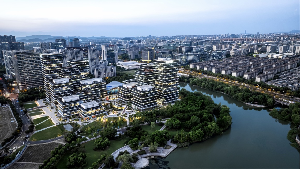 森系公园式商业办公:杭州未科阿里中心设计 / 阿普贝思 – mooool木藕设计网